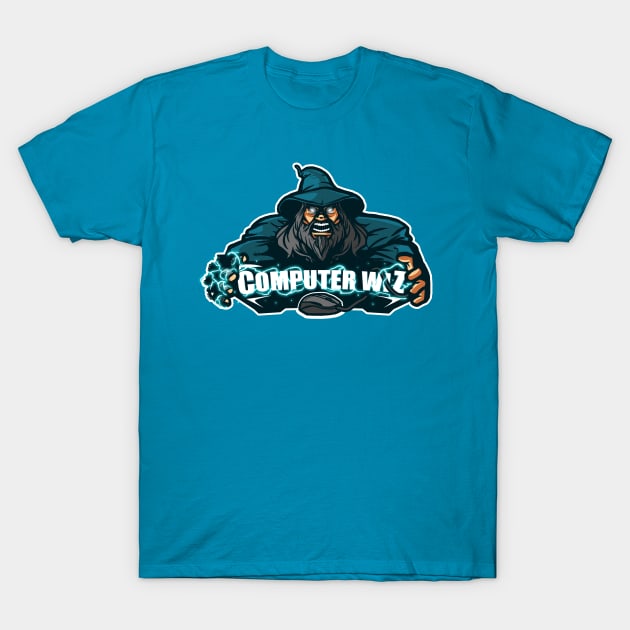 Computer Wiz T-Shirt by AndreusD